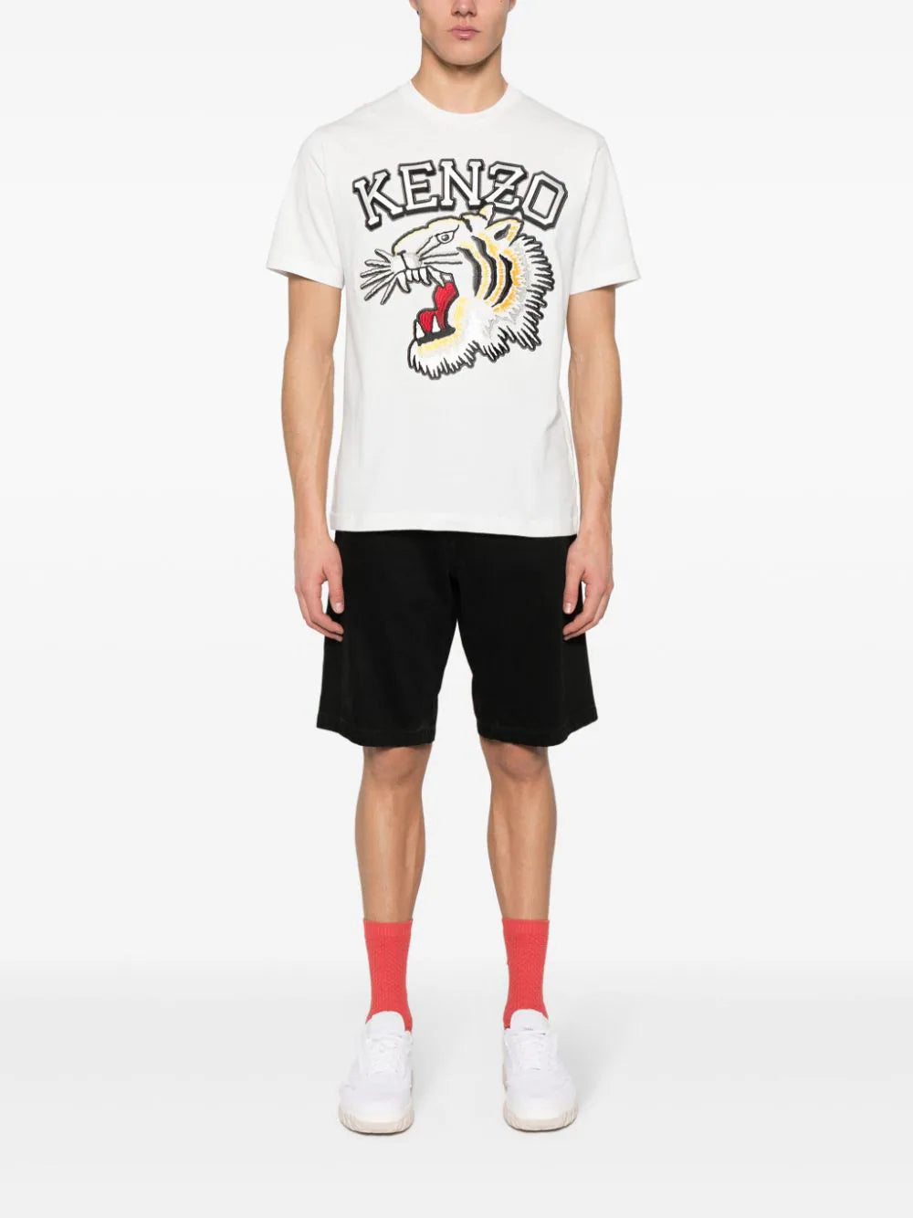 KENZO 'tiger varsity' t-shirt Fino al 60% di sconto