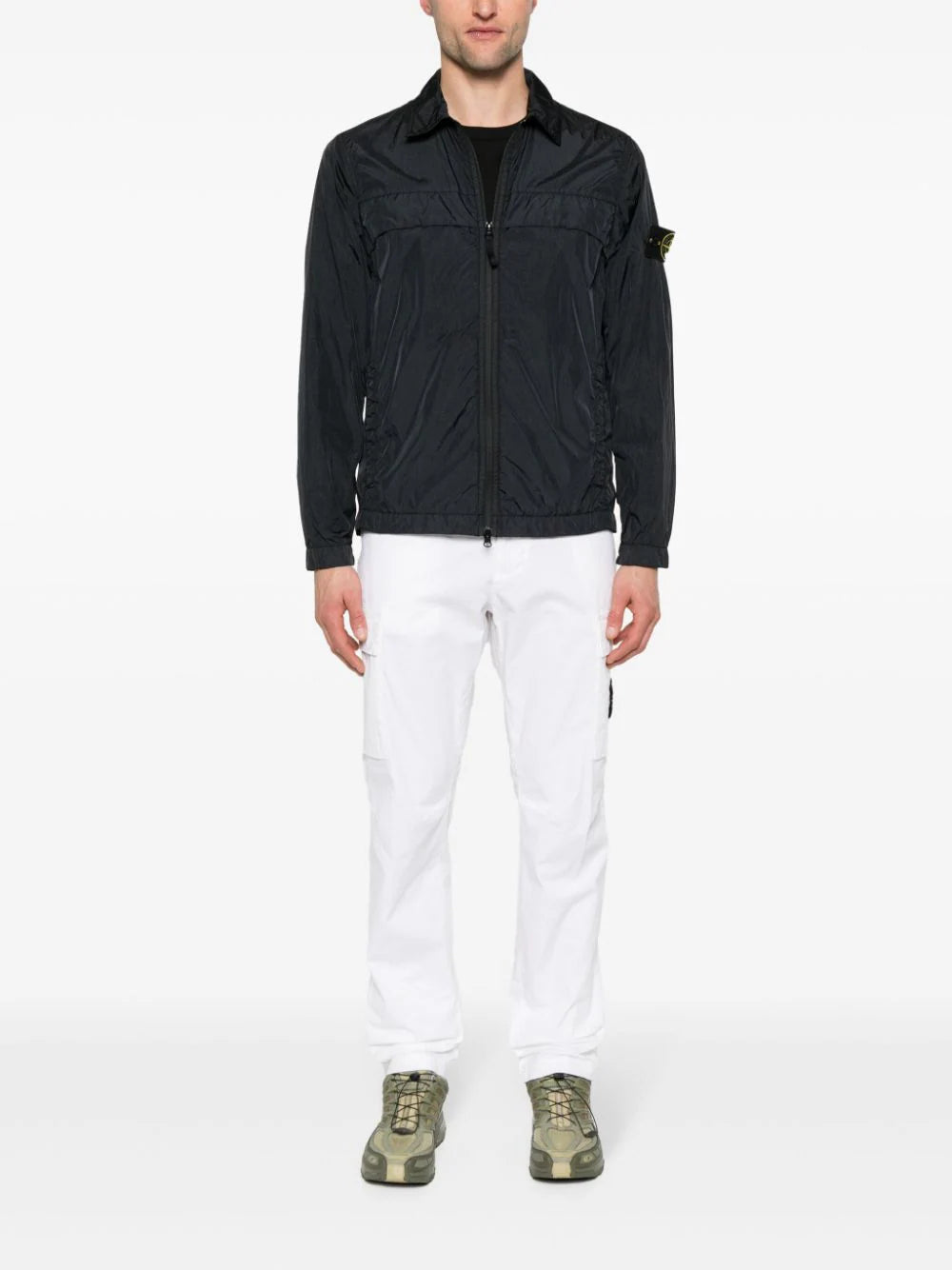 STONE ISLAND 10522 garment dyed crinkle reps r-ny Trasporto libero internazionale