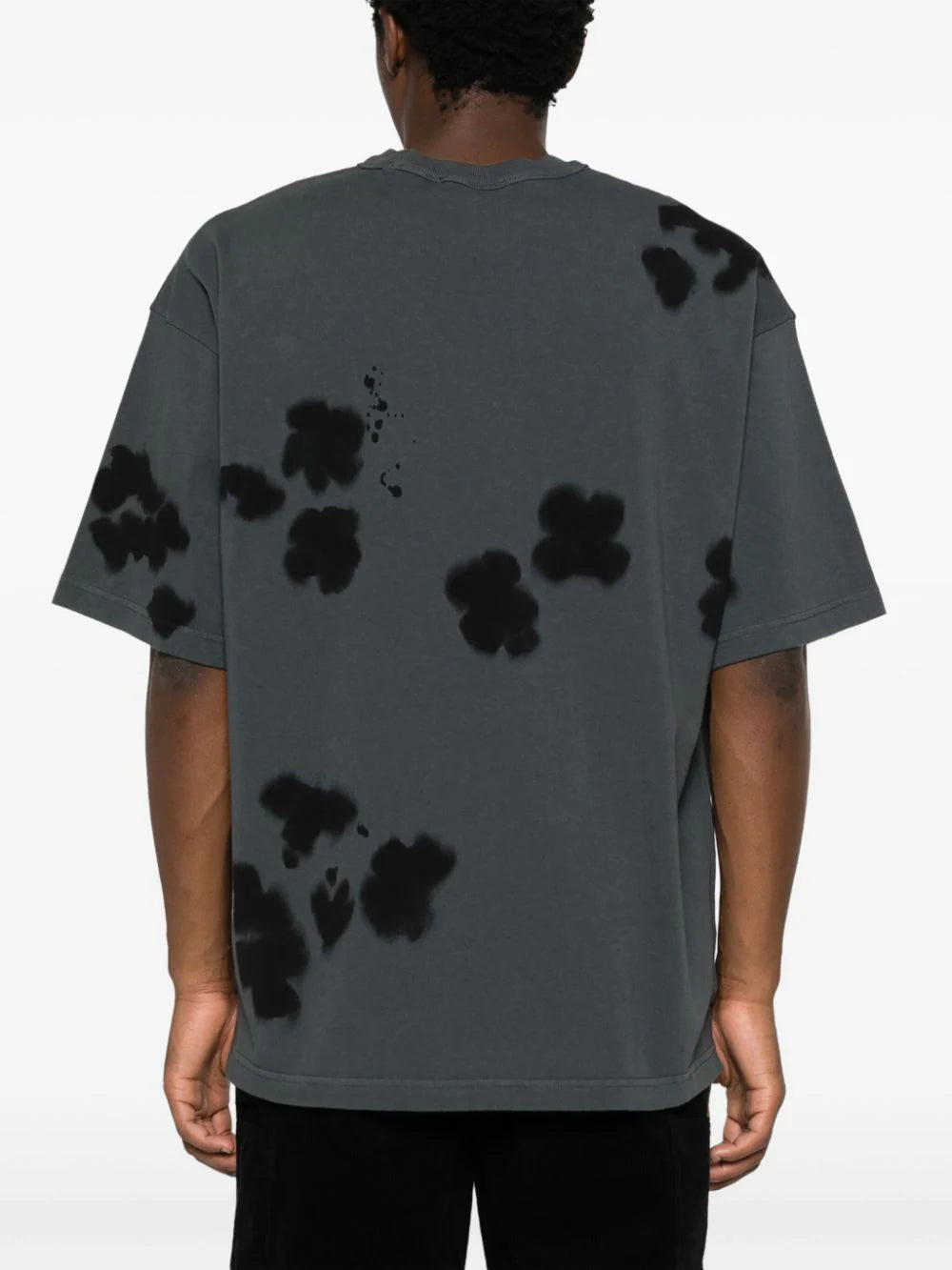 STONE ISLAND 215e3 hand colouring and garment dyeing on cotton jersey Vendita