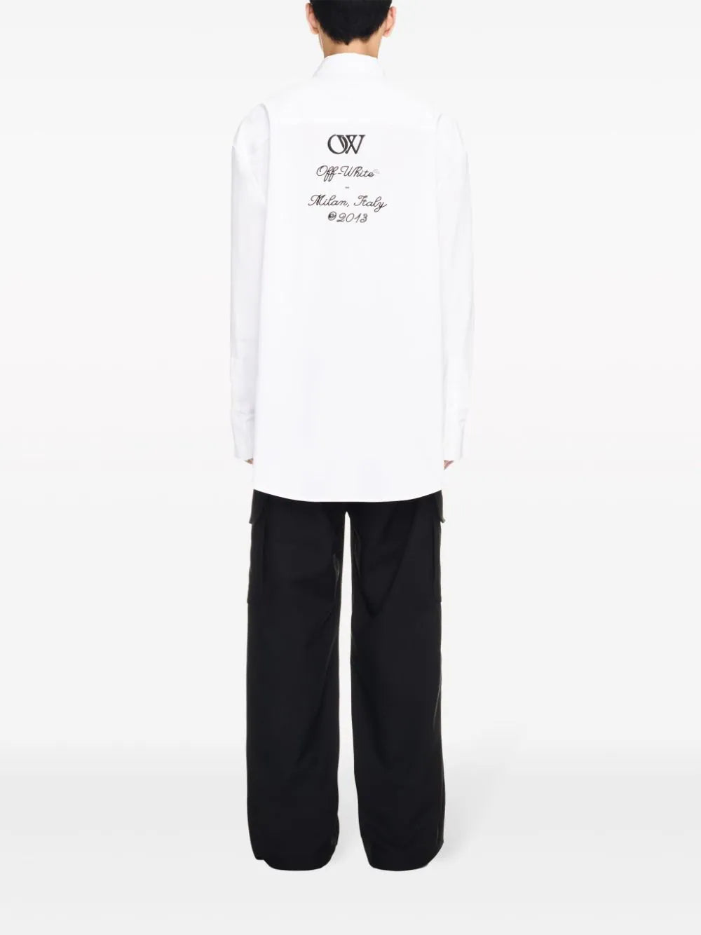 OFF-WHITE 23 logo overshirt Promozione