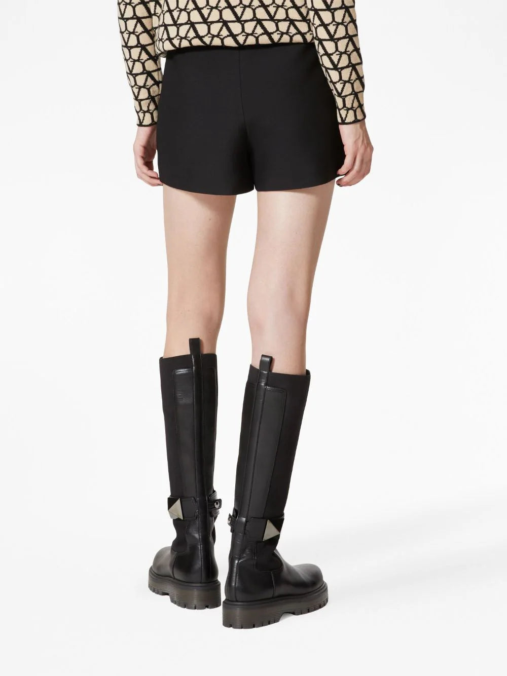 Valentino Garavani 'v gold' shorts Prezzo Ridotto