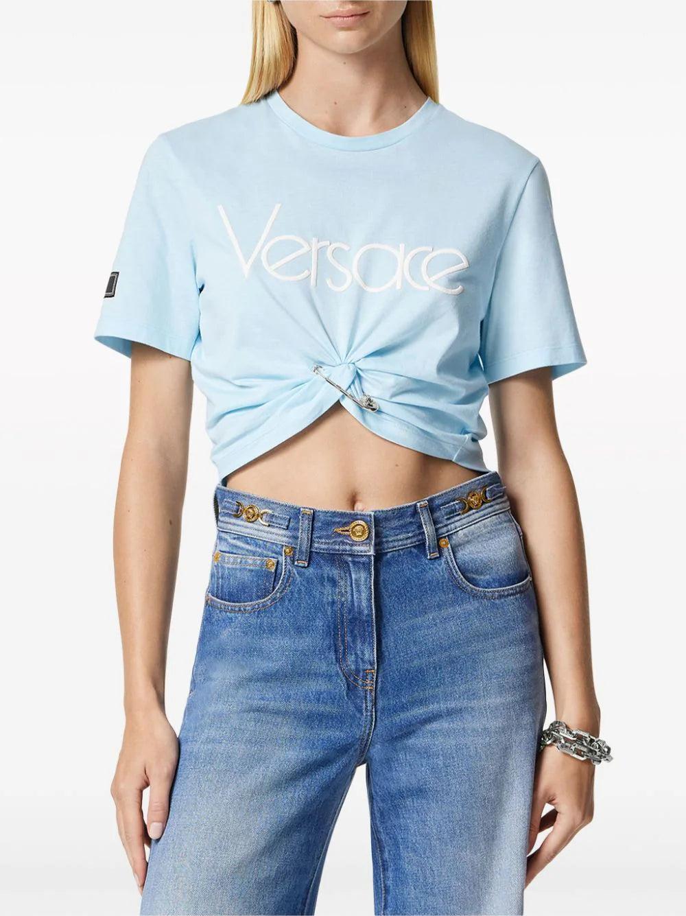 VERSACE 1978 re-edition logo short t-shirt Negozio