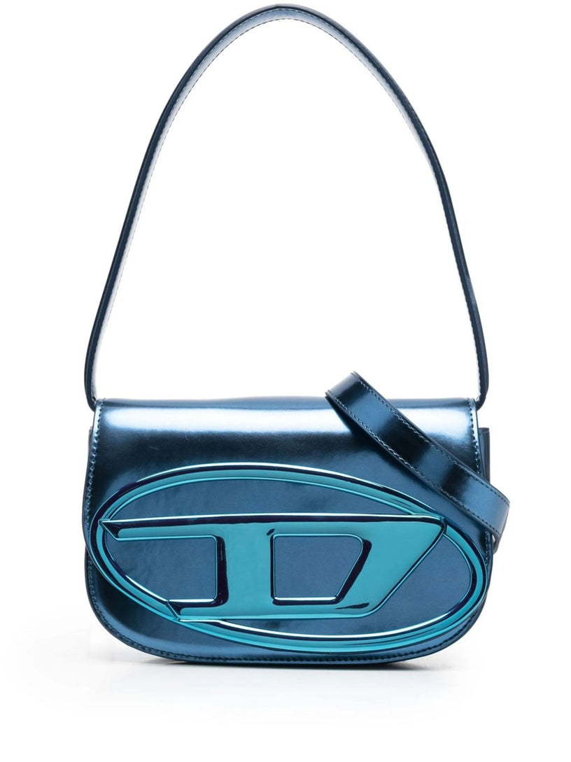 DIESEL 1dr-iconic shoulder bag in mirrored leather Offerta Giorno del Papà