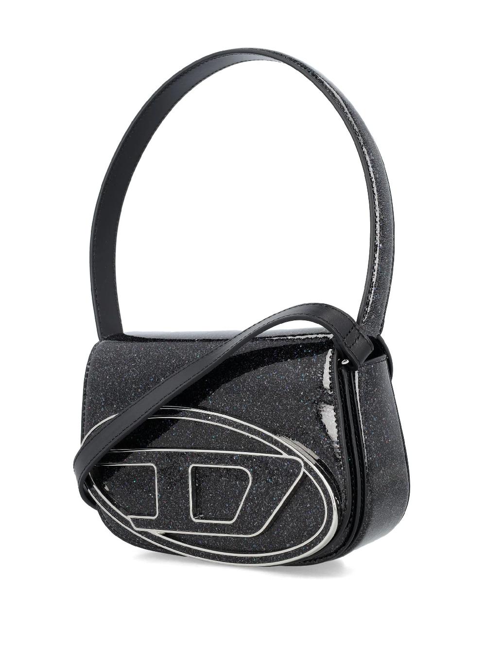 DIESEL 1dr-iconic shoulder bag with macro glitter Offerta San Valentino