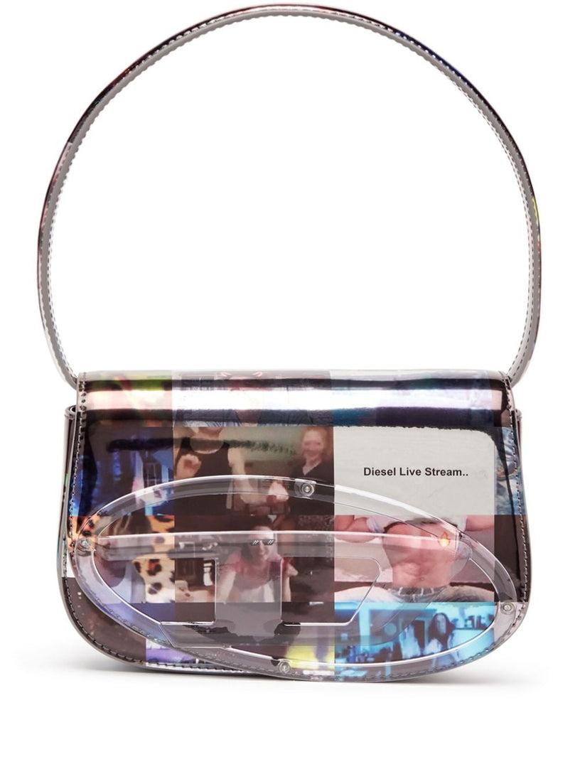 DIESEL 1dr-iconic shoulder bag with print Offerta Anniversario