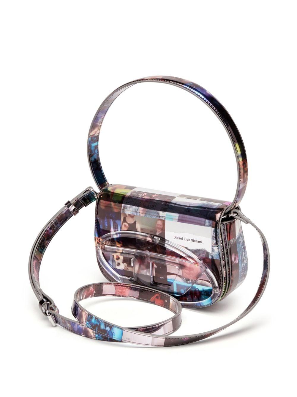 DIESEL 1dr-iconic shoulder bag with print Offerta Anniversario