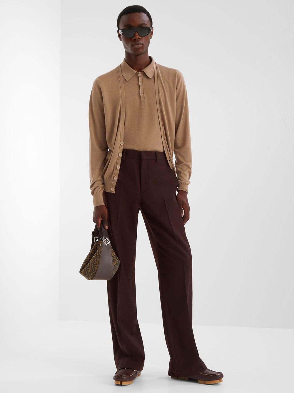 FENDI Wool polo Grandi sconti