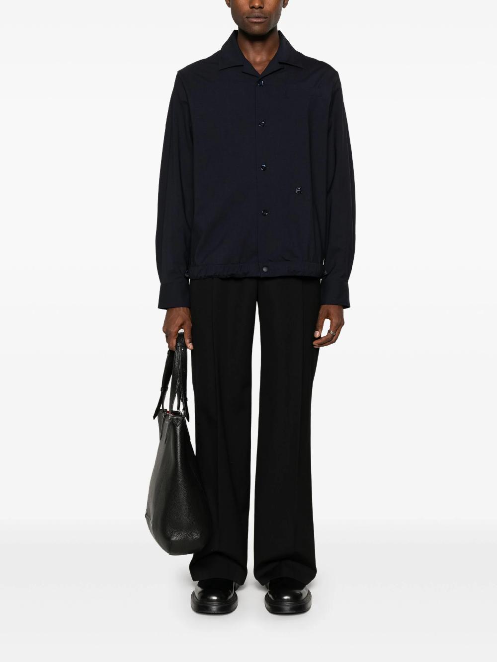 Givenchy Wool poplin overshirt with 4g detail Nuovi prodotti
