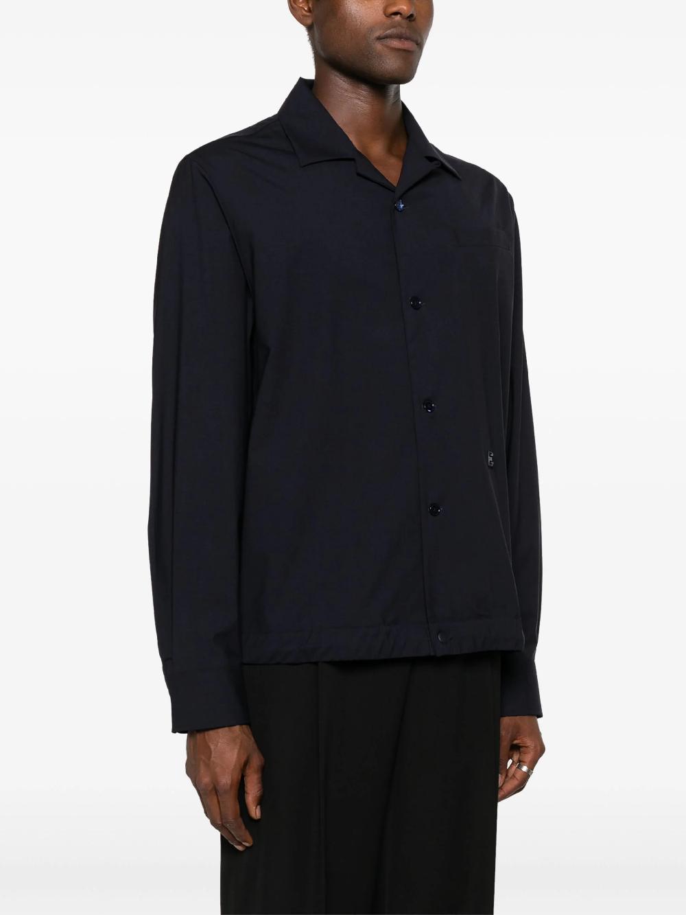 Givenchy Wool poplin overshirt with 4g detail Nuovi prodotti