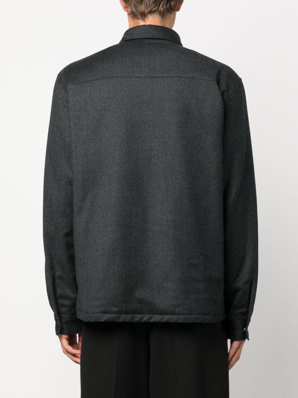 ZEGNA Wool shirt jacket Liquidazione