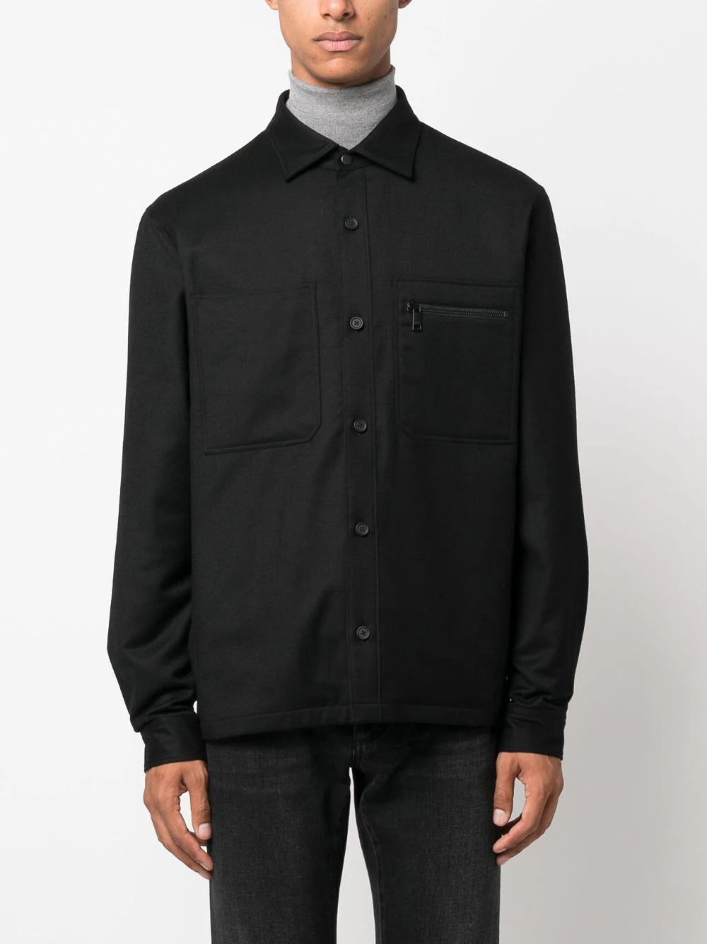 ZEGNA Wool shirt-jacket Comprane uno, ottenene uno gratis
