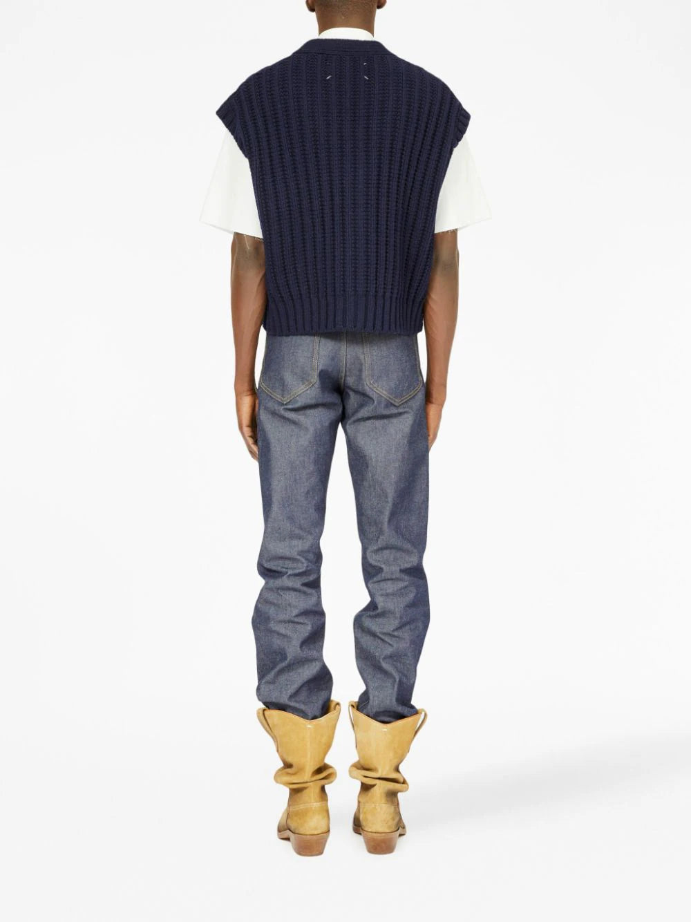 MAISON MARGIELA Wool vest Prezzo basso