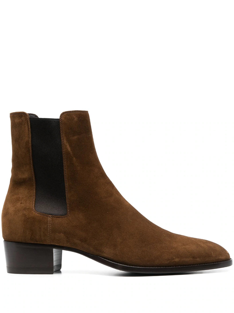 Saint Laurent Wyatt chelsea boots Latest stili
