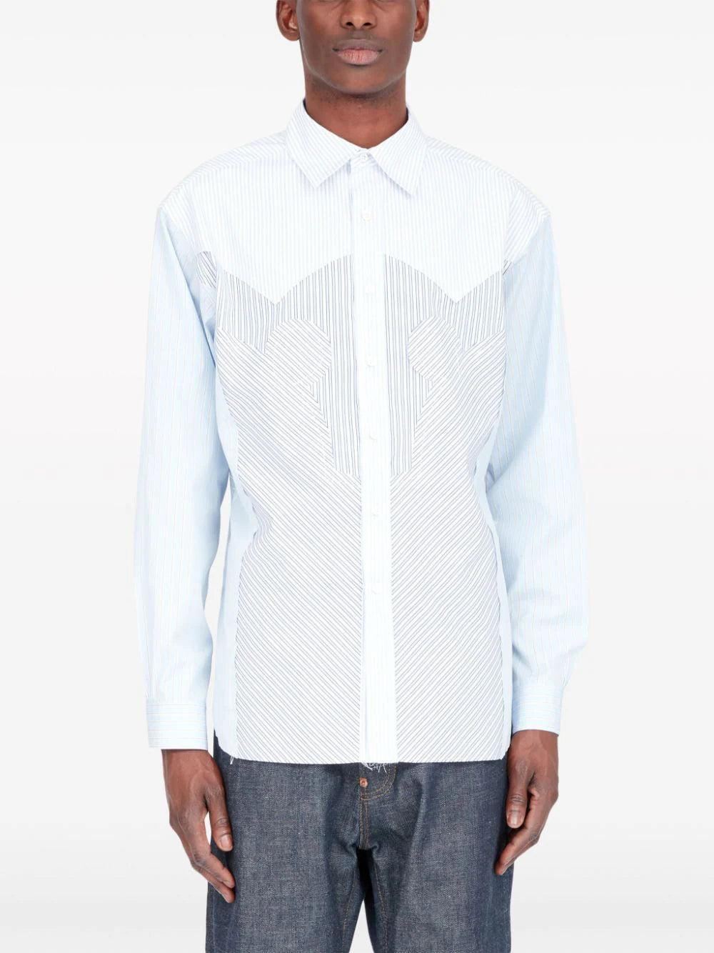 MAISON MARGIELA Yoke stripe shirt Super sconto
