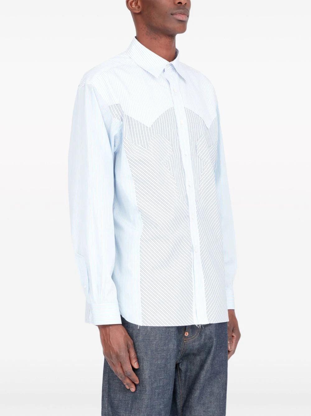 MAISON MARGIELA Yoke stripe shirt Super sconto