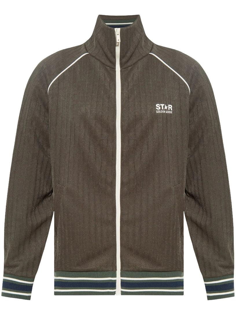 Golden Goose Zip-up sweatshirt with logo Esporta salva
