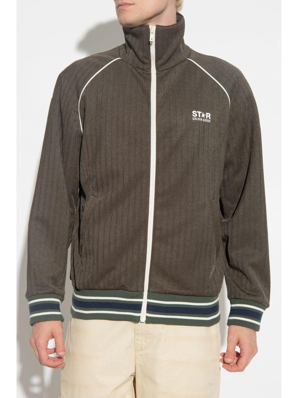 Golden Goose Zip-up sweatshirt with logo Esporta salva