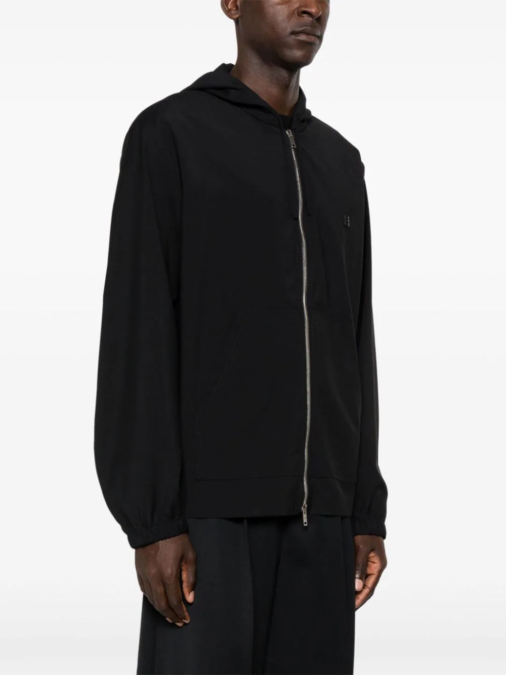 Givenchy Zipped hoodie in wool with 4g detail Italia