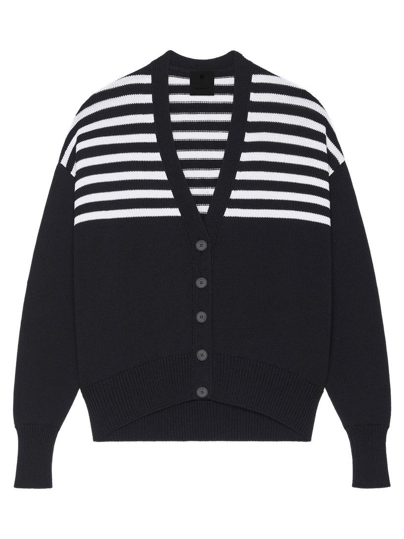 Givenchy 4g cardigan with stripes Novità