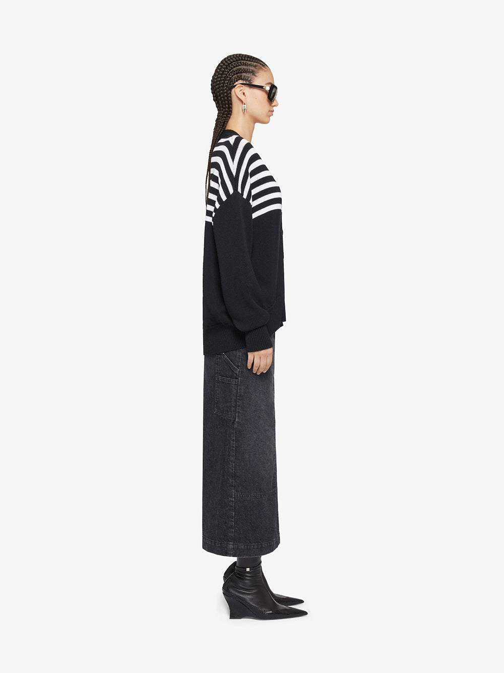 Givenchy 4g cardigan with stripes Novità