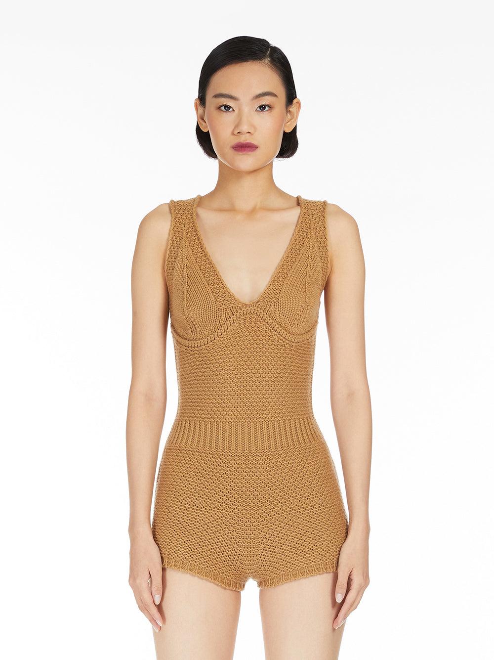 Max Mara Abavo1234 bodycon knit jumpsuit Offerta natalizia