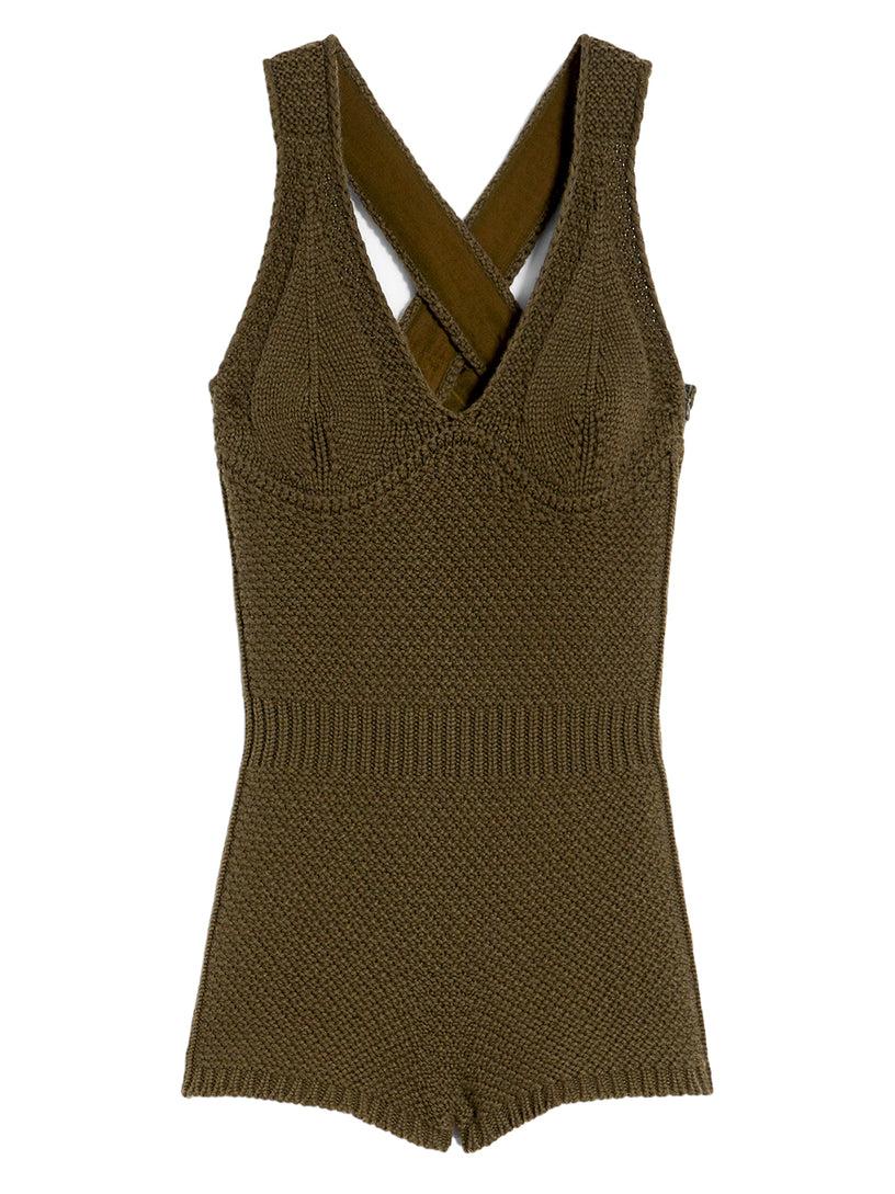 Max Mara Abavo1234 bodycon knit jumpsuit Offerta Pasqua
