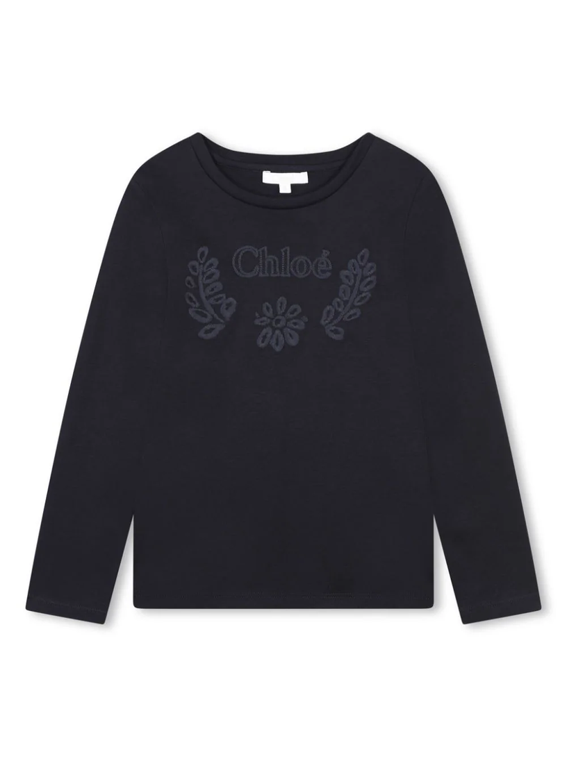 Chloé Kids Logo t-shirt Super sconto