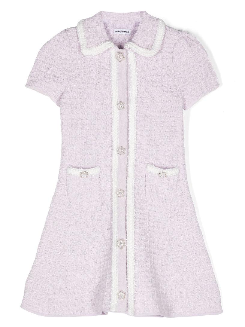 SELF PORTRAIT Kids Knit mini dress Limitato a 3 giorni