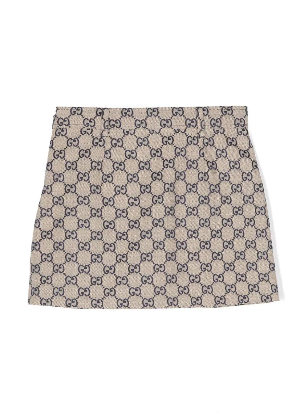 Gucci Kids Gg canvas skirt 2025