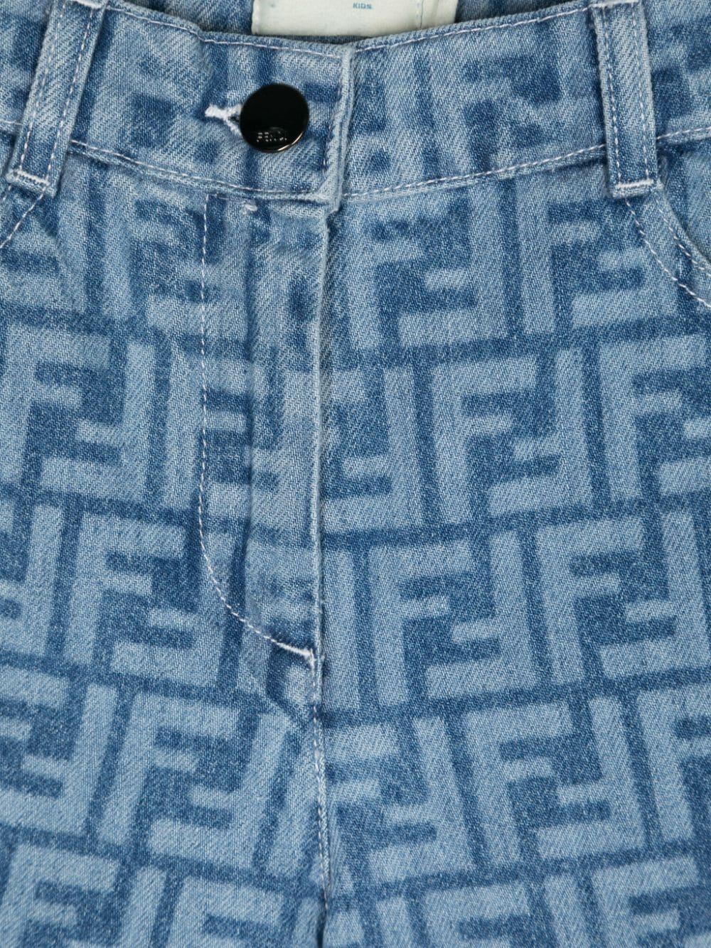 FENDI Kids Denim shorts Italia