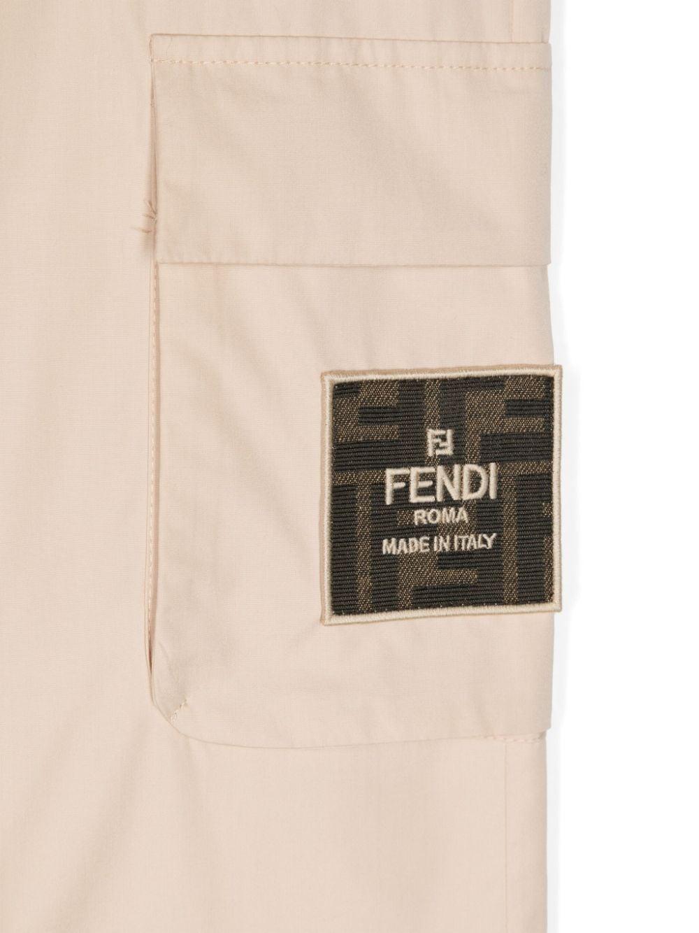 FENDI Kids Poplin trousers In Linea