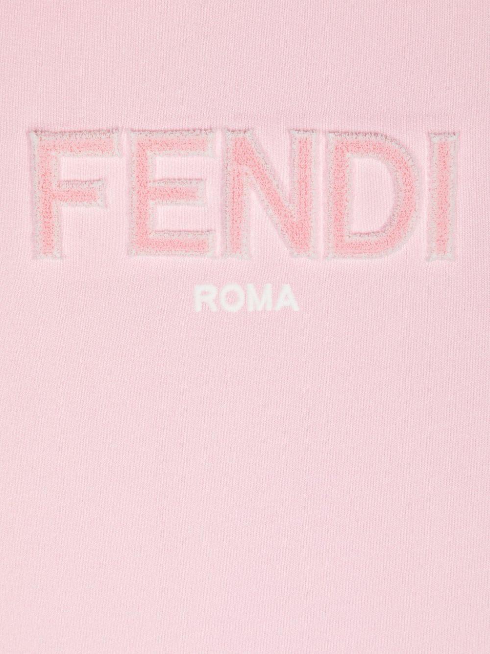 FENDI Kids Sweatshirt with embossed logo Qualità