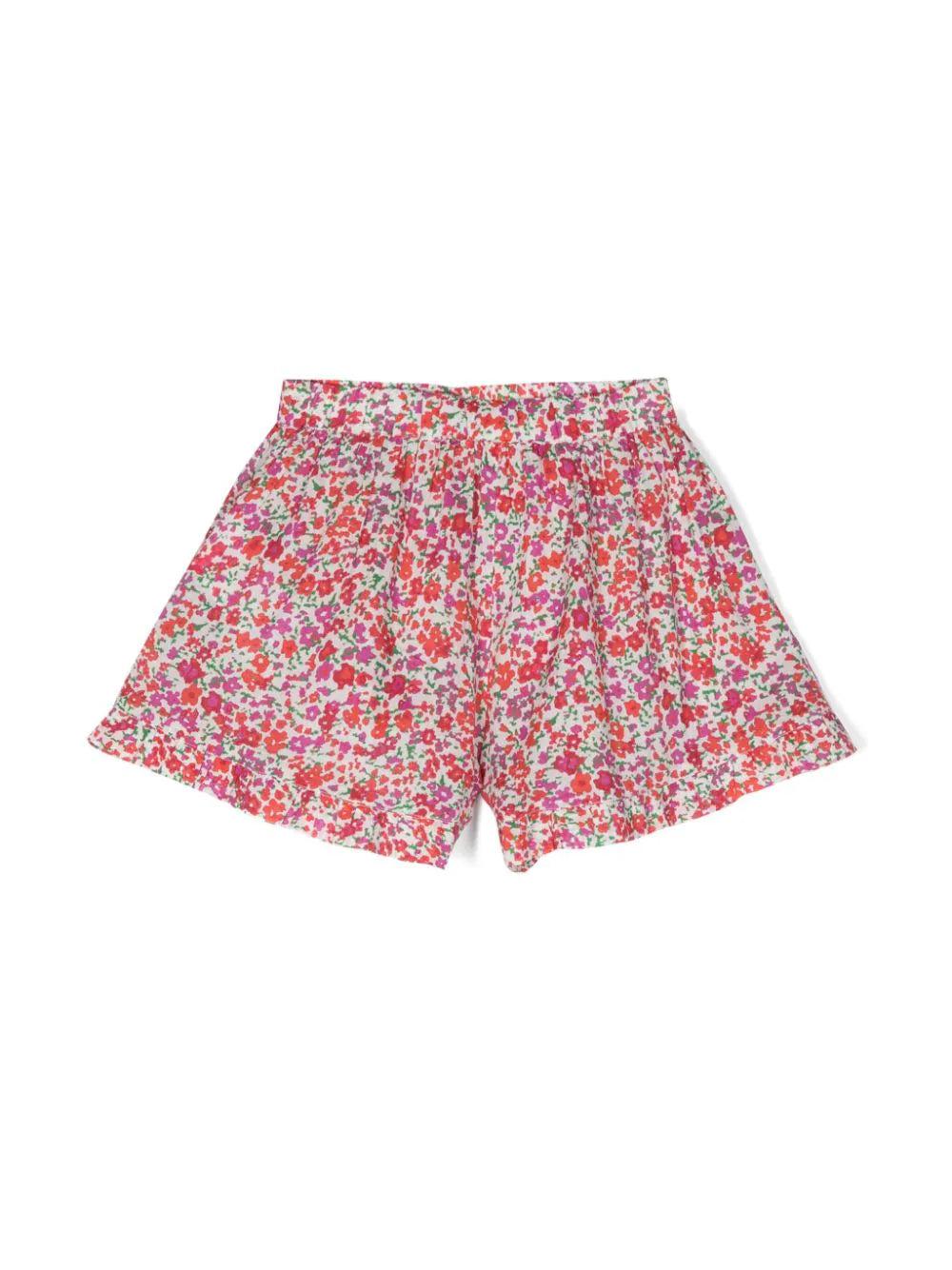 Philosophy Kids Shorts with flower print In Vendita