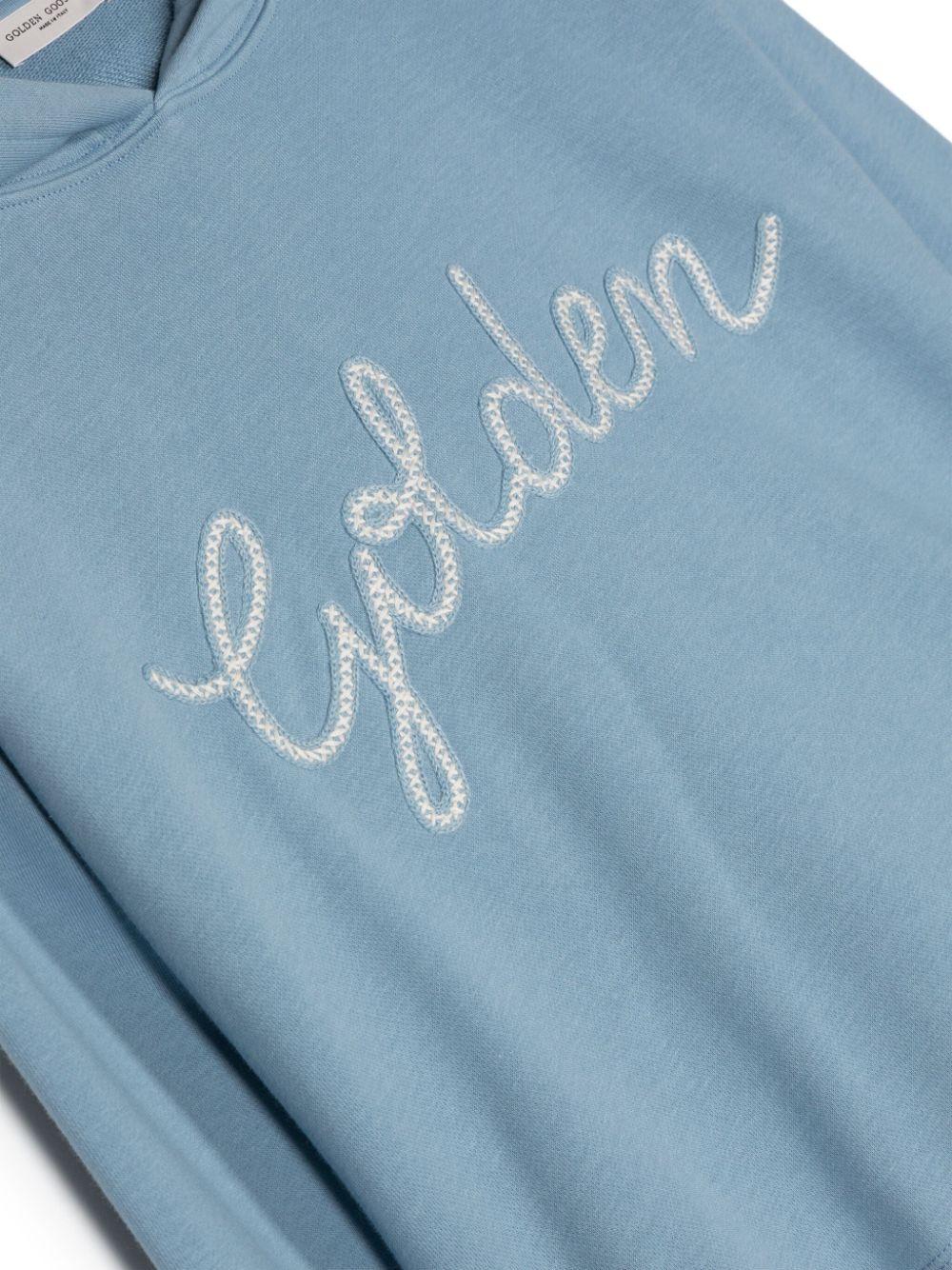 Golden Goose Kids Logo hoodie In Saldo
