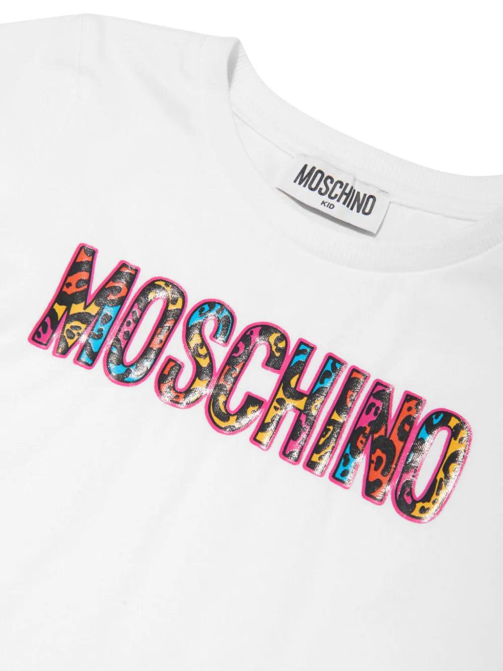 Moschino Kids Animalier logo t-shirt Grande vendita