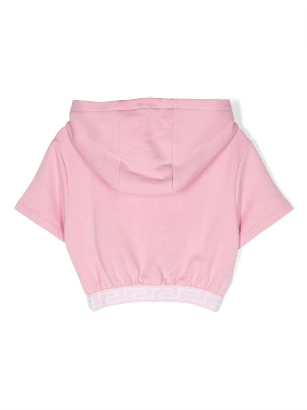 VERSACE Kids Hoodie with greca border and crystals Vendita calda