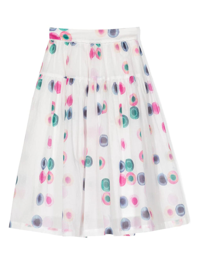 Chloé Kids Graphic-print skirt Liquidazione