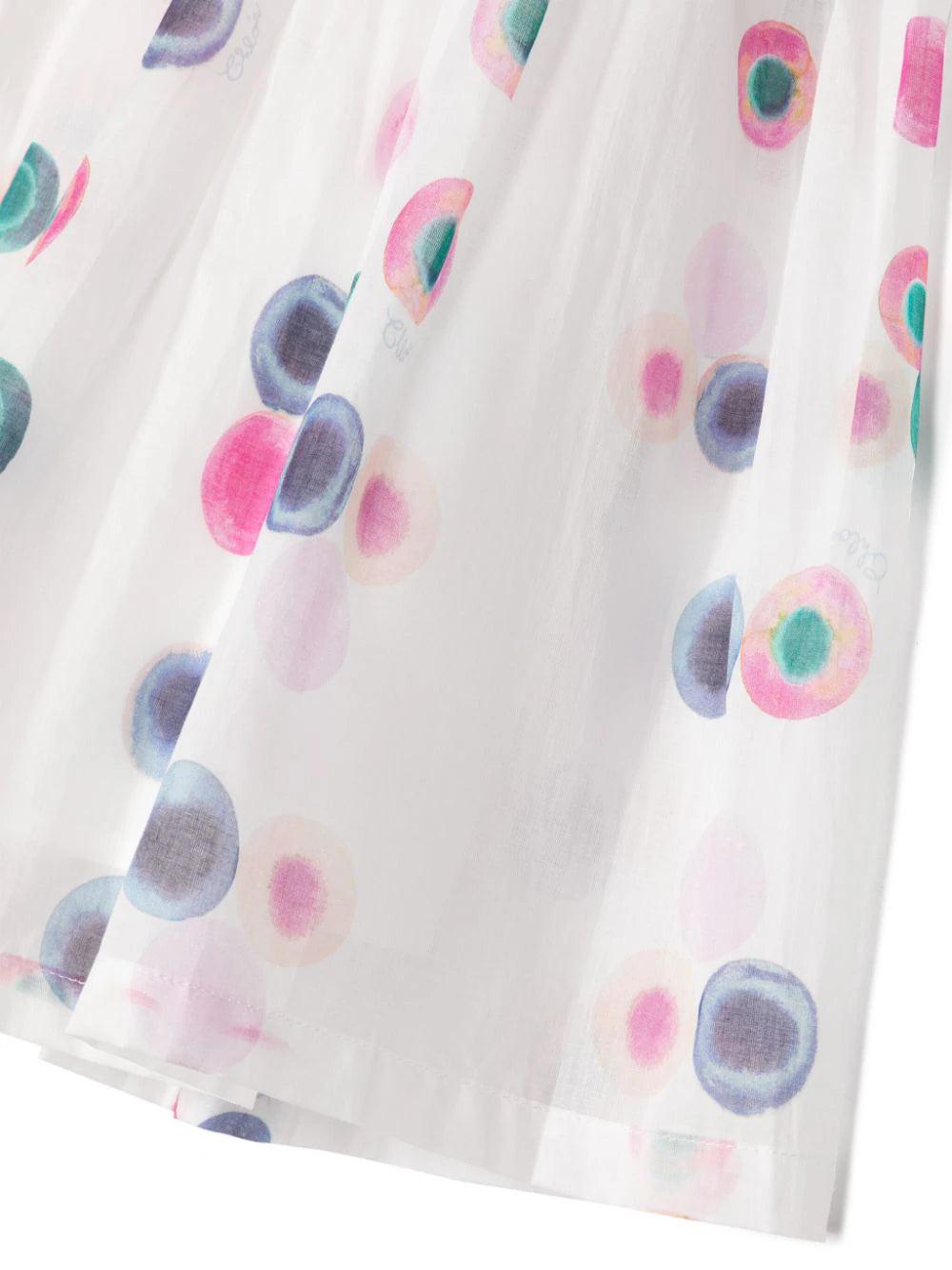 Chloé Kids Graphic-print skirt Liquidazione