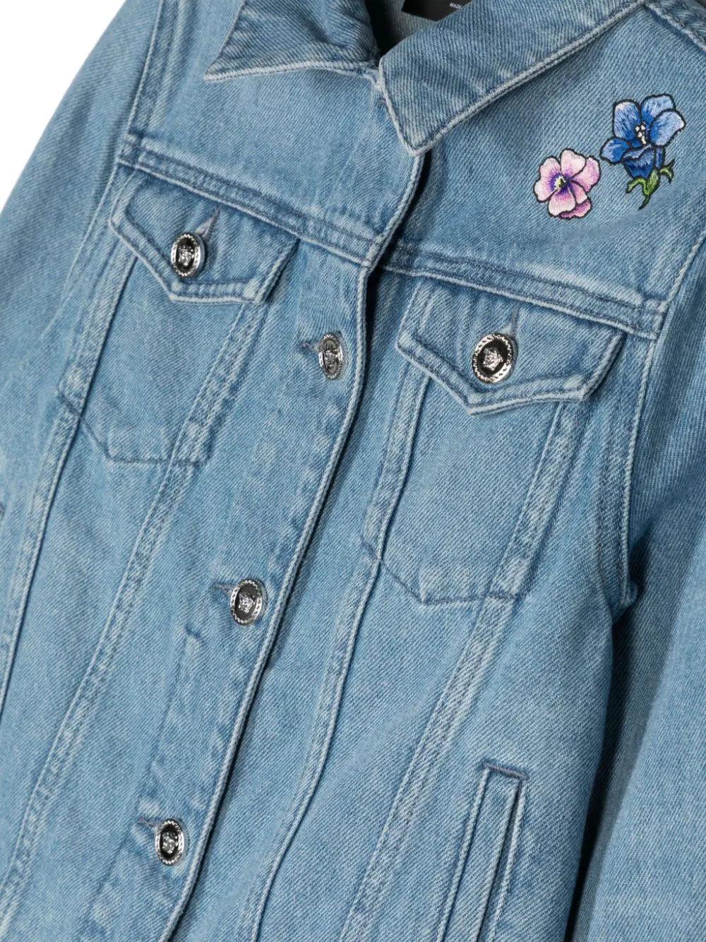 VERSACE Kids Blossom kids denim jacket Prezzo basso