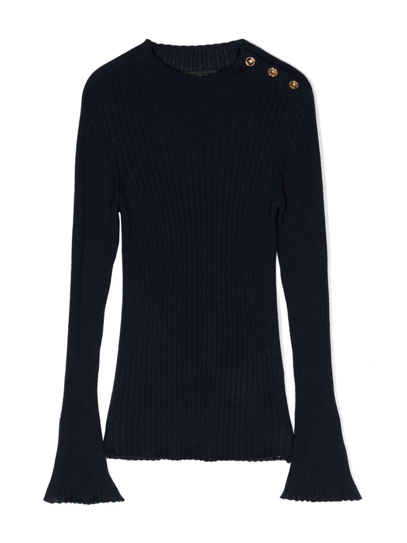 VERSACE Kids Medusa kids ribbed sweater Super Saving Price