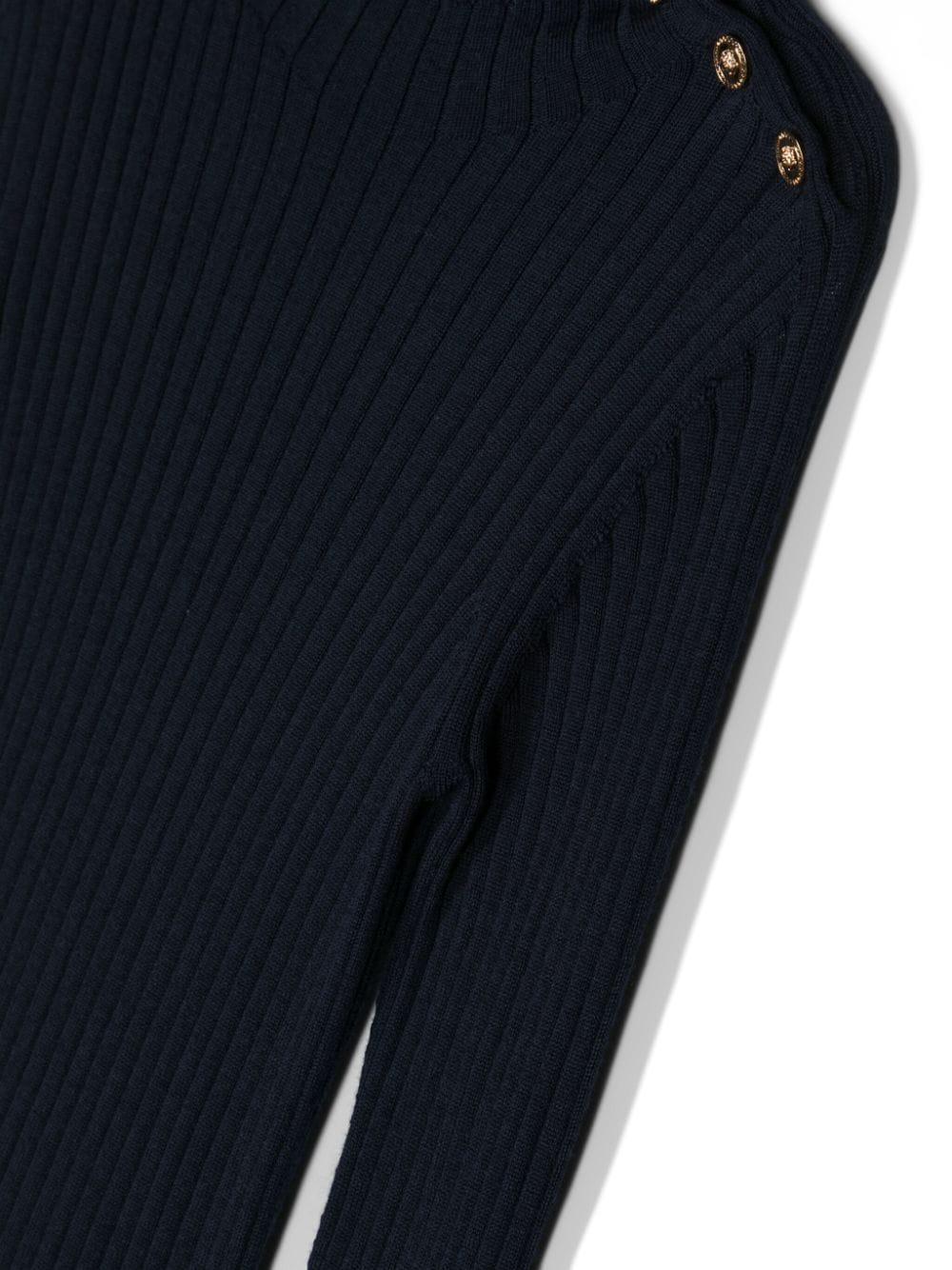 VERSACE Kids Medusa kids ribbed sweater Super Saving Price