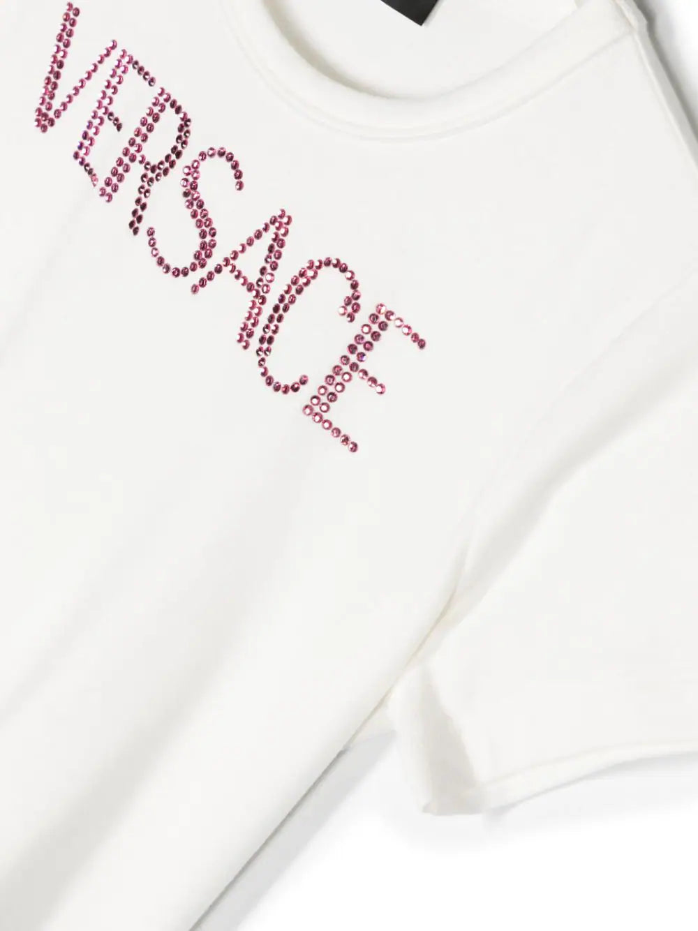 VERSACE Kids Versace kids logo t-shirt with crystals Ritorno libero