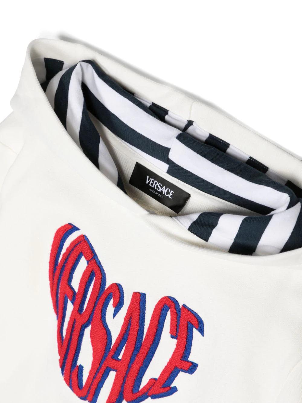 VERSACE Kids Versace sweatshirt with logo Rilascio limitato