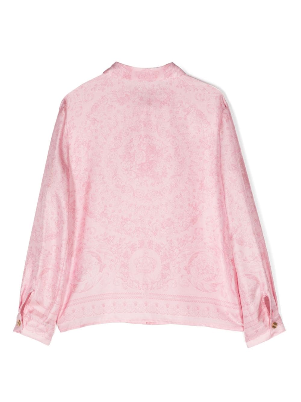 VERSACE Kids Kids baroque silk shirt ACQUISTA ORA