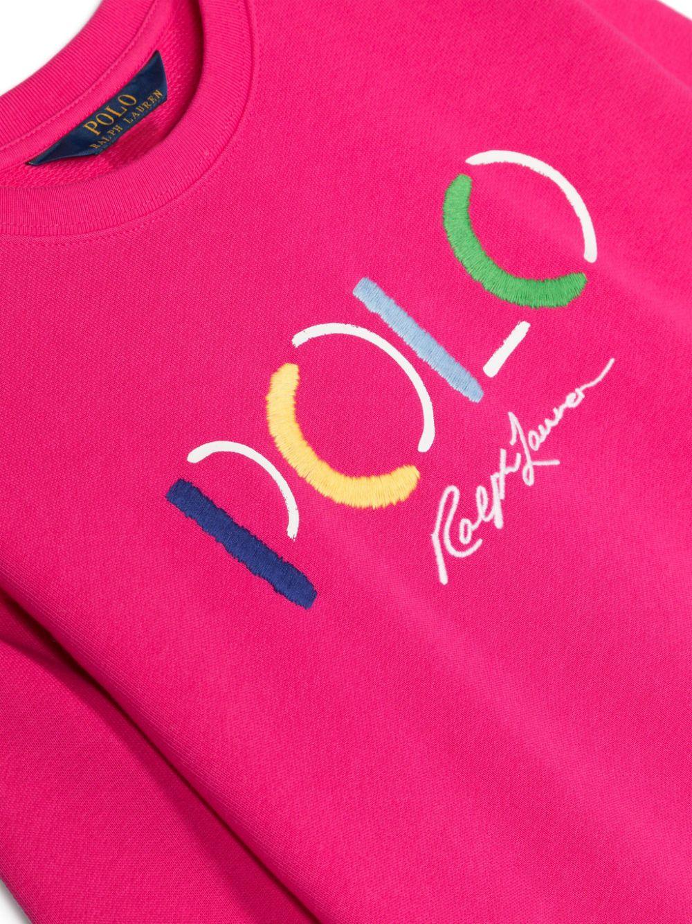 Ralph Lauren Kids Logo terry sweatshirt Offerta speciale della fabbrica
