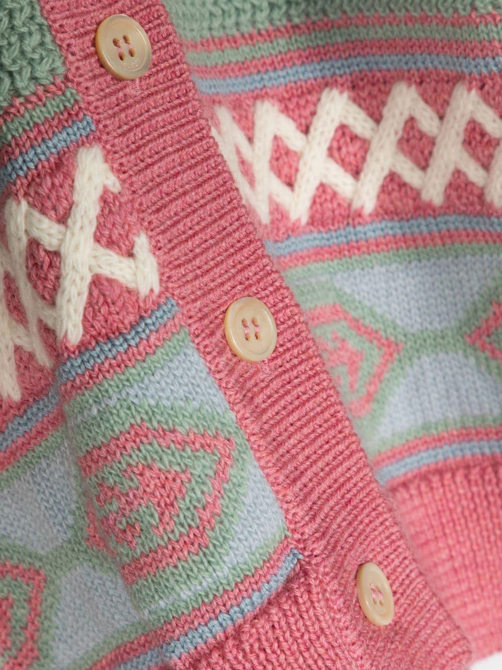Gucci Kids Interlocking g cardigan Enormi sconti