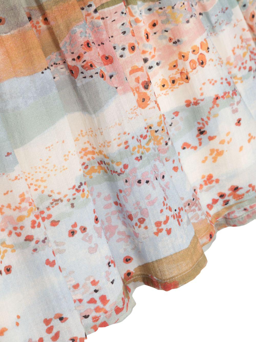 Chloé Kids Ceremony graphic-print blouse Sconti questo mese