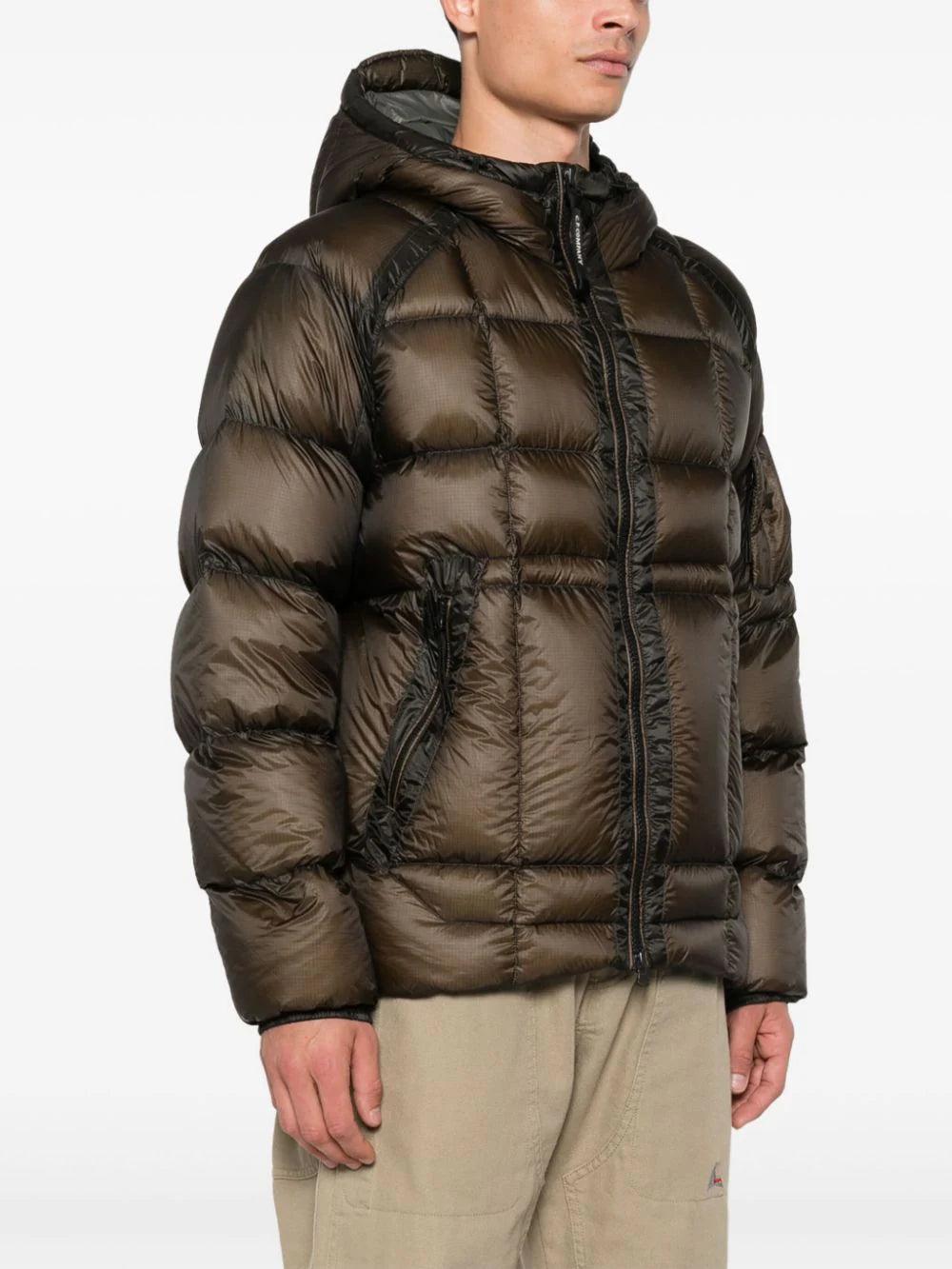 CP COMPANY D.d. shell hooded medium down jacket In Linea