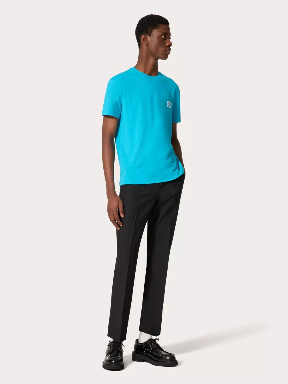 Valentino Garavani T-shirt with vlogo signature patch Fino Al -60%