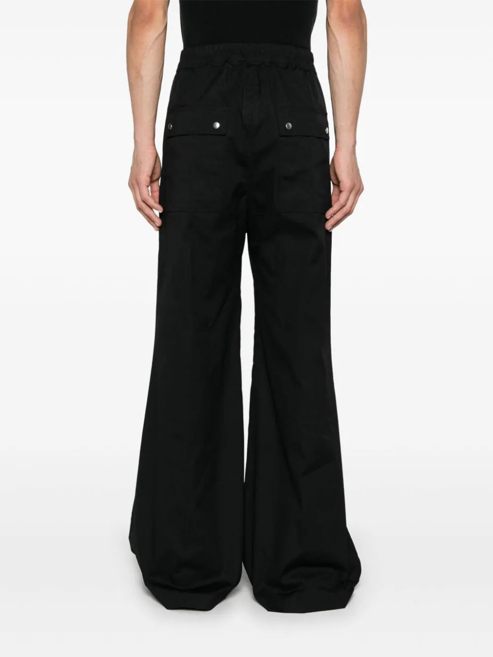 RICK OWENS Porterville wide bela pants Offerte stagionali